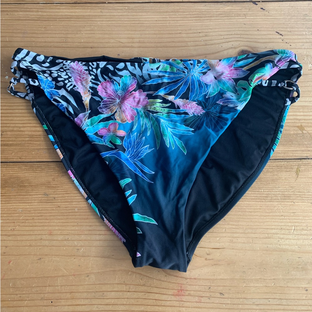 Floral Tropical Bikini Bottom